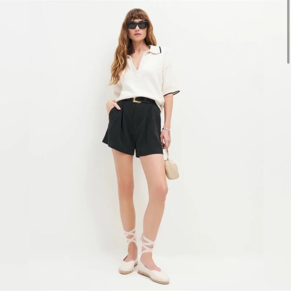 Reformation Iona Flat Espadrilles | Optional Laces | Size 8